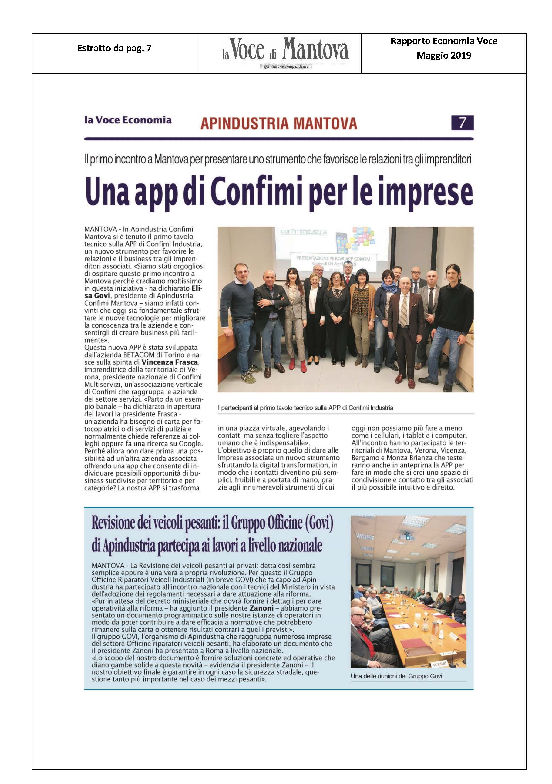 61 RAPP VDM APP CONFIMI GOVI P7