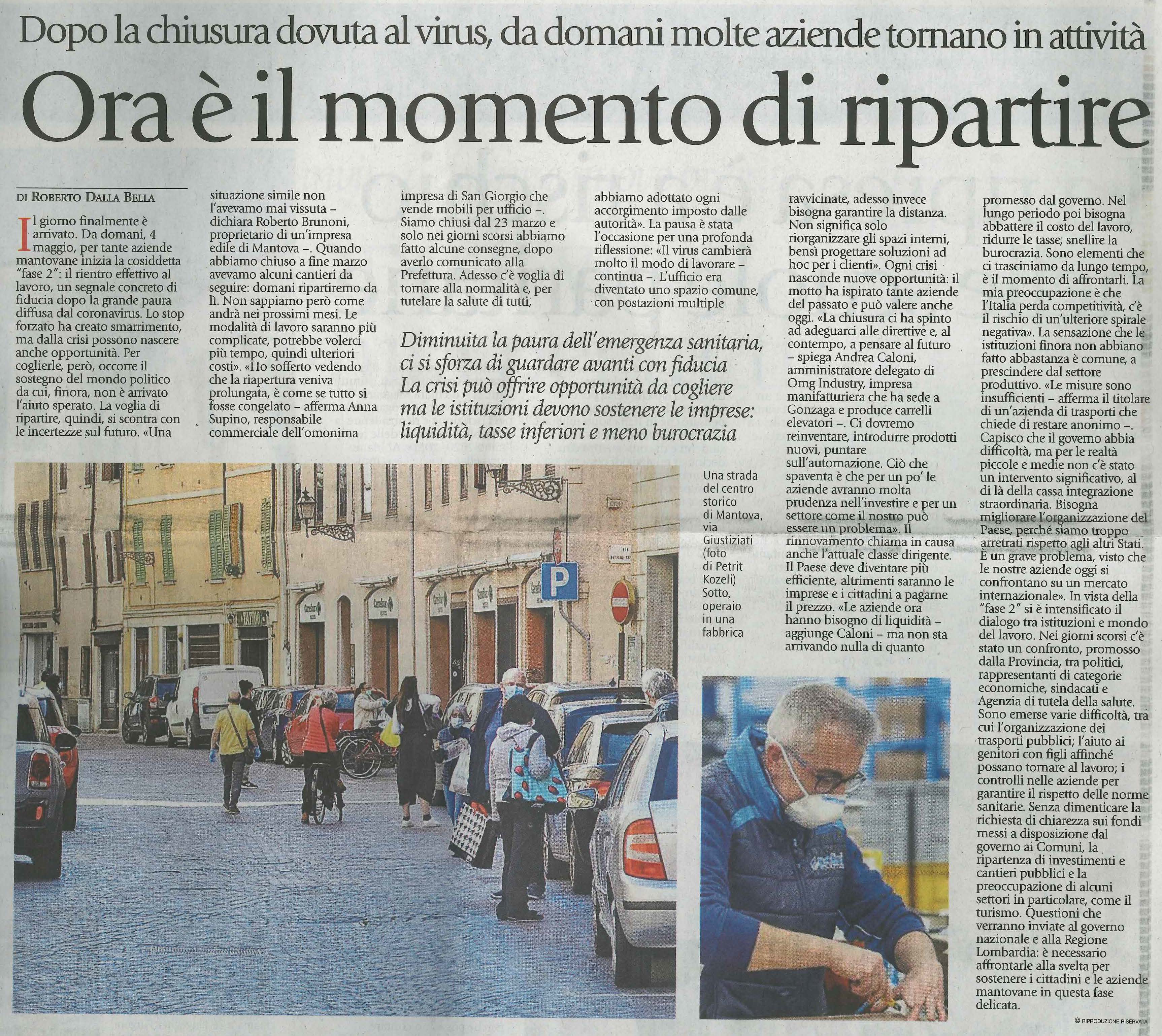 articolo specifico CITTADELLA SUPINO OMG 03 05 20 P1