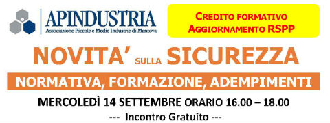 SITO115 SEMINARIO AGGIORNAMENTO SICUREZZA RSPP DL AGG GRATUITO settembre2016